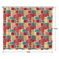 thumbnail image 5 of Pioneer Flower Floral Print Pattern Shower Curtain 84"x72", Bathroom Decorative Shower Curtain Set with 12 Hooks, Waterproof Washable, 5 of 6