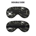 thumbnail image 2 of Cauagu Spiders On The Web Print Sleep Eye Mask, Blindfold Eye Sleep Shade Cover with Elastic Strap/Headband Eye Cover Eyeshade for Night Sleeping/Travel Nap, 2 of 7