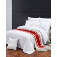 thumbnail image 3 of Xipuska Red Vintage Bed Runners for Cal King Size Bed, Decorative Bed Throws for Foot of Bed, Geometric Stripes Simple Lines Bed Runner Sofa Throw Bedding Scarf Protector Slipcover for Bedroom/Hotel, 3 of 6