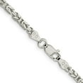 thumbnail image 5 of Auriga Fine Jewelry 925 Sterling Silver 2.5mm Byzantine Chain Bracelet 7 inch for Women, 5 of 6