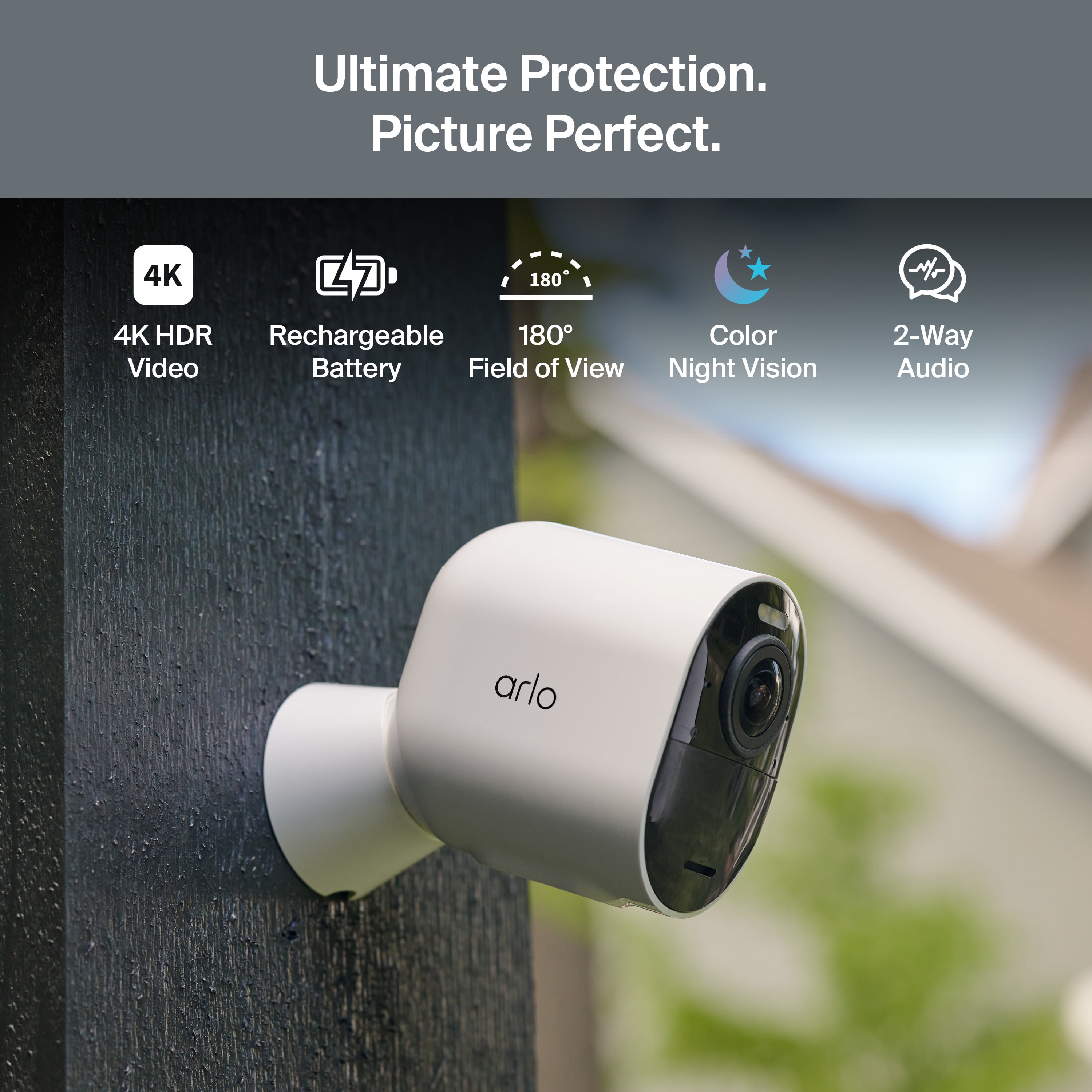 ひ*り様 Arlo Ultra Series 4K UHD 防犯カメラ 2台セッ Arlo Ultra 2 | 4K Security Camera | 4K Wireless Camera System
