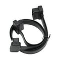 thumbnail image 1 of OBD Splitter Extension Cable, Sturdy Flat Noodle OBD Diagnostic Extender Cord Male To Female  for OBD Port Vehicle, 1 of 7