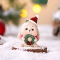 thumbnail image 2 of Qocolhg Mini Christmas Figures Christmas Miniature Ornaments Mini Resin Christmas Figures Mini Christmas Figurines Snow Globe Figurines for Fairy Garden Christmas Snow Globes Village Decor Clearance, 2 of 4