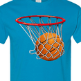 thumbnail image 4 of Inktastic Basketball Swish T-Shirt, 4 of 5