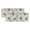 Gray, variant on Vintage Floral Valances for Window 2 Pack, Botanical Grey Black Rose Leaf Linen Window Valance Curtains for Kitchen, Rod Pocket Short Curtains for Bathroom Bedroom Decor, 54" x 18"