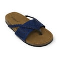 thumbnail image 7 of Victoria K Women's Laser Cut Out With Braided Thong Cork Sandals, 7 of 7