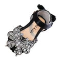 thumbnail image 1 of NOKIO Chaussures de Danse pour Filles Printemps Été Légères avec Strass et Sequins, Chaussures de Performance Papillon pour Fête Confortables, 1 of 6