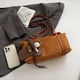 thumbnail image 3 of Bolso Tipo Cartera Con Solapa para Las Axilas Hombro Mujer Ante Sólido Viajes, 3 of 9