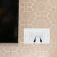 thumbnail image 3 of Brush Wall Plate Cord Hider with Pass Through Insert, Cable Management Outlet Cover for Clean Wall Cord Organization, 3 of 7