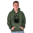 thumbnail image 5 of Celestial Sun Space Hands Spiritual Hoodie Sweatshirt Women Men Brisco Brands S, 5 of 6
