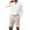 White, variant on JLFKNG Summer Shirts For Men Long Sleeve Henley Shirts For Men Casual Lightweight Buttons Up Cotton Basic Cotton Linen Shirts Lounge Clothing For Men