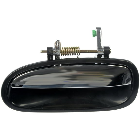 Dorman 80675 Rear Driver Side Exterior Door Handle for Specific Honda Models, Black and Chrome