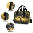 thumbnail image 5 of Lunch Bag Portable Crossbody Meal Bag Cooler Bag Insulated Lunch Bag Food Bag Handheld & Crossbody Design Beautiful Gray Tree, 5 of 6