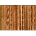 thumbnail image 1 of Ahgly Company Indoor Rectangle Abstract Orange Modern Area Rugs, 2' x 5', 1 of 4
