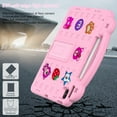thumbnail image 7 of Cute Kids Case for Apple iPad Air 11 Inch M3 M2/ iPad Pro 11 Inch 2024, DIY Figures Design Kickstand EVA Lightweight Handle Case Shockproof Cover for iPad Air 11" 20252024/ Pro 11 2024, Pink, 7 of 7