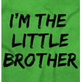 thumbnail image 2 of I'm the Little Brother Siblings Bodysuit Jumper Boys Infant Baby Brisco Brands NB, 2 of 6