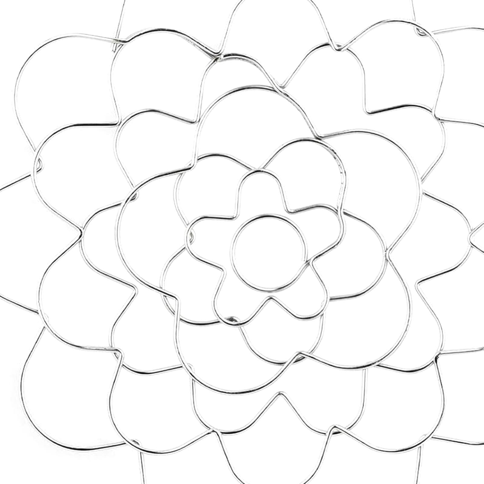 perfeclan Flower Arrangement Holder Floral Grid Floral Insert Lid Flower Flower Arranging Tool for Tabletop Floral Photo Prop 4 5 6inch 2 Pieces