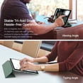 thumbnail image 4 of Funda TiMOVO rígida y delgada para iPad 10.2 con soporte, color verde, 4 of 9
