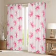 thumbnail image 2 of Homewish Kawaii Ribbon Bowknot Black Out Curtains for Teens Boys Girls,Dreamy Princess Curtains Pack of 2 (42x63 Each),Cute Bow Bedroom Curtains,Lightweight Room Decor, 2 of 6