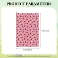 thumbnail image 4 of Lsque Strawberry and Ladybugs Premium Golf Towel - Ultra Absorbent and Quick Drying Microfiber Towel with Carabiner - Gift for Men -24" X 16", 4 of 8