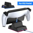 thumbnail image 1 of Soporte para Consola Juegos Ehuebsd Base Carga Magnético Duradero Útil Portal PS5, 1 of 9