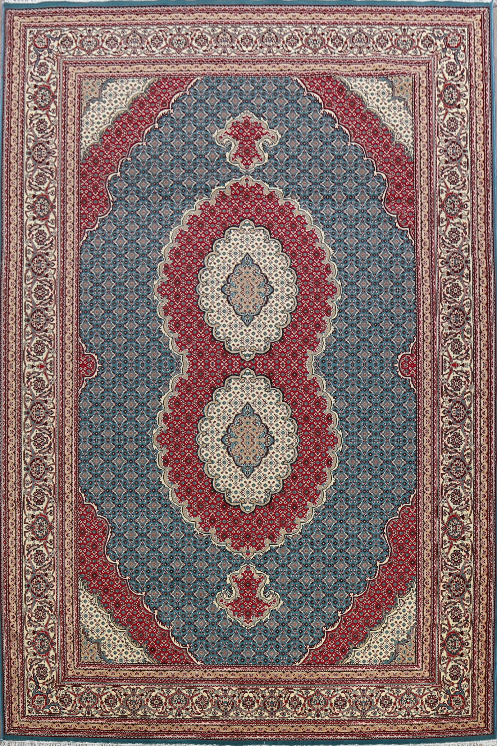 Large Decorative Blue Turkish Area Rug Living Room Carpet 10x16