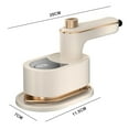 thumbnail image 4 of Large Panel Electric Iron Electric Iron Portable Handheld Electric Iron Compact Steam Ironing Machine for Clothes Dorms Eu, 4 of 5