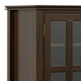 thumbnail image 4 of Artisan 53 inch Wide Solid Wood Tall TV Stand in Tobacco Brown For TVs up to 60 inches, 4 of 13