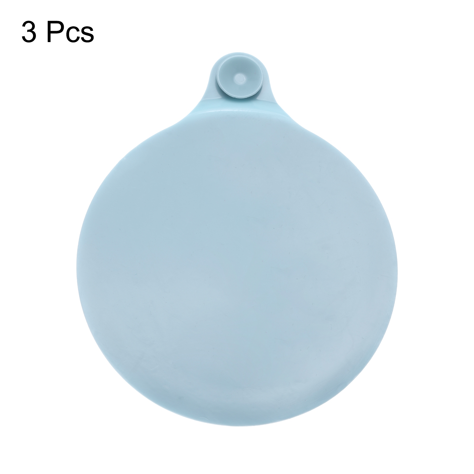 Unique Bargains Silicone Tub Stopper Kitchen Bathtub Drain Cover Plug 5.9" Blue 3Pcs