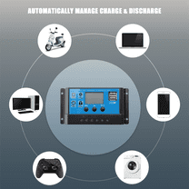 HOT! 30W Flexible Solar Panel Cells for Car RV Boat Home Roof Van Camping Battery, 10A Controller Module