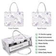 thumbnail image 2 of Large Capacity Tote Bag,Pioneer Flower Floral Print Pattern Handbag Fashion Luxury Tote Bag,15.7"x13"x 5.1" Inches,Laptop Compatible, 2 of 6