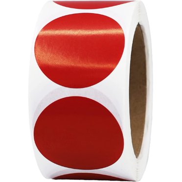 Made In China Labels – 1/2 Inch Round Circle Dots, 1,000 Adhesive Stickers (InStockLabels)