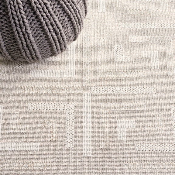 SAFAVIEH Trends Archibald Geometric Area Rug, Beige/Ivory, 8' x 10'