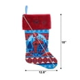 thumbnail image 3 of Chaussette de Noël Spiderman 50 cm, rouge et bleu, par Ruz, 3 of 4