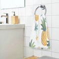 thumbnail image 3 of Yayeee 100% Cotton Hand Towels for Bathroom 16" x 28" Soft Absorbent Kitchen Towel, Pineapple, 3 of 7