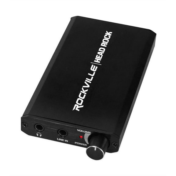 Rockville HeadRock Battery Powered Rechargeable Personal Headphone Amplifier Amp