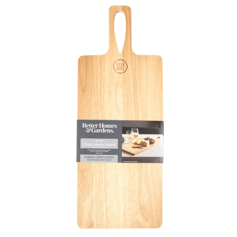 Artisanal Teak Charcuterie, Cutting, Cheese & Bread Board, Handmade, 16x12x1, for Slicing, Dicing & Food Serving
