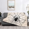 thumbnail image 3 of Salouo Spiders On The Web 1 Print Throw Blanket Gifts for Women Men Soft Flannel Blanket for Home Living Room Decor Bedroom Blanket Gifts for Mom Dad -60"x50", 3 of 7