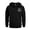 Multicolor, variant on Men's Letter Print Zip Up Hoodie with Arm Pocket, Casual Cardigan Sweatshirt, Large Size Fleece Jacket with Motivational Quote for Gym, Christmas, Daily Wear,Black,L
