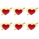 thumbnail image 1 of Valentine Heart Napkin Rings for Valentine'S Day Wedding Table Decor, 1 of 5