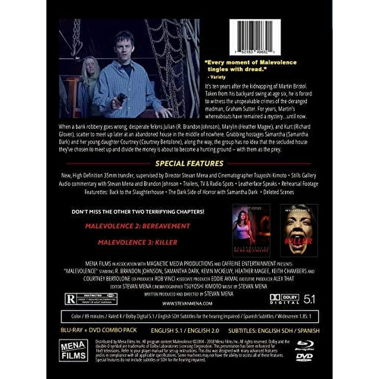Malevolence (Blu-ray + DVD), Mena Films, Horror - Walmart.com