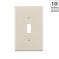 thumbnail image 1 of Leviton M56-PJ1-TM 1 Gang Midway Light Almond Toggle Wall Plate, 1 of 1