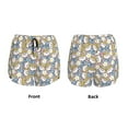 thumbnail image 3 of Fuzoiu Cute Rabbit Print Women's Athletic Shorts, Double-Layer Running Shorts with Pocket,Women's Workout Shorts for Yoga, Gym, and Workouts-XX-Large, 3 of 7