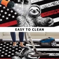 thumbnail image 5 of American Flag Outdoor Rug for Patio/Deck/Porch, Non-Slip Large Area Rug 6 x 9 Ft, Cute Sloth Star Striped Flag Viintage Black Indoor Outdoor Rugs Washable Area Rugs, Camping Rug Carpet Runner, 5 of 8