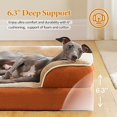thumbnail image 4 of Orthopedic Dog Bed Washable Medium Dog Bed for Medium Dogs with Supportive Foam Layer Cover and Bottom for Small Medium and Large Dog Medium, 4 of 8