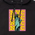 thumbnail image 3 of Instant Message - NYC Statue Of Liberty - Men's Pullover Hooded Fleece Sweatshirt, 3 of 6
