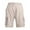 Khaki, variant on AOOCHASLIY Shorts Men Men's Multi-pocket Overalls Shorts Loose Outdoor Shorts Sports Fitness Pants