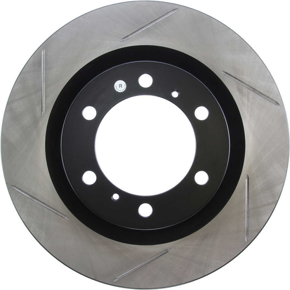 StopTech 126.44174CSR Sport Cryo-Treated Slotted Disc Brake Rotors, split-core castings for uniform