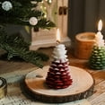 thumbnail image 4 of Fiudx Vela para Árbol de Navidad, Cera de Soja Aromática, Vertida a Mano, Decoración Invernal, Adorno Festivo para La Mesa, Ideal para Regalar En Navidad y Hanukkah., 4 of 5