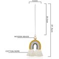 thumbnail image 2 of Decoración colgante de arco iris YONGSHENG paquete de 3 tapices de macramé, 2 of 5